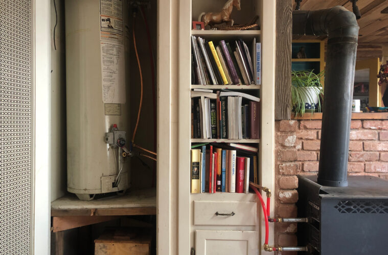 We Built a DIY Woodstove Hot Water System for Indoor Wood-Heated Water